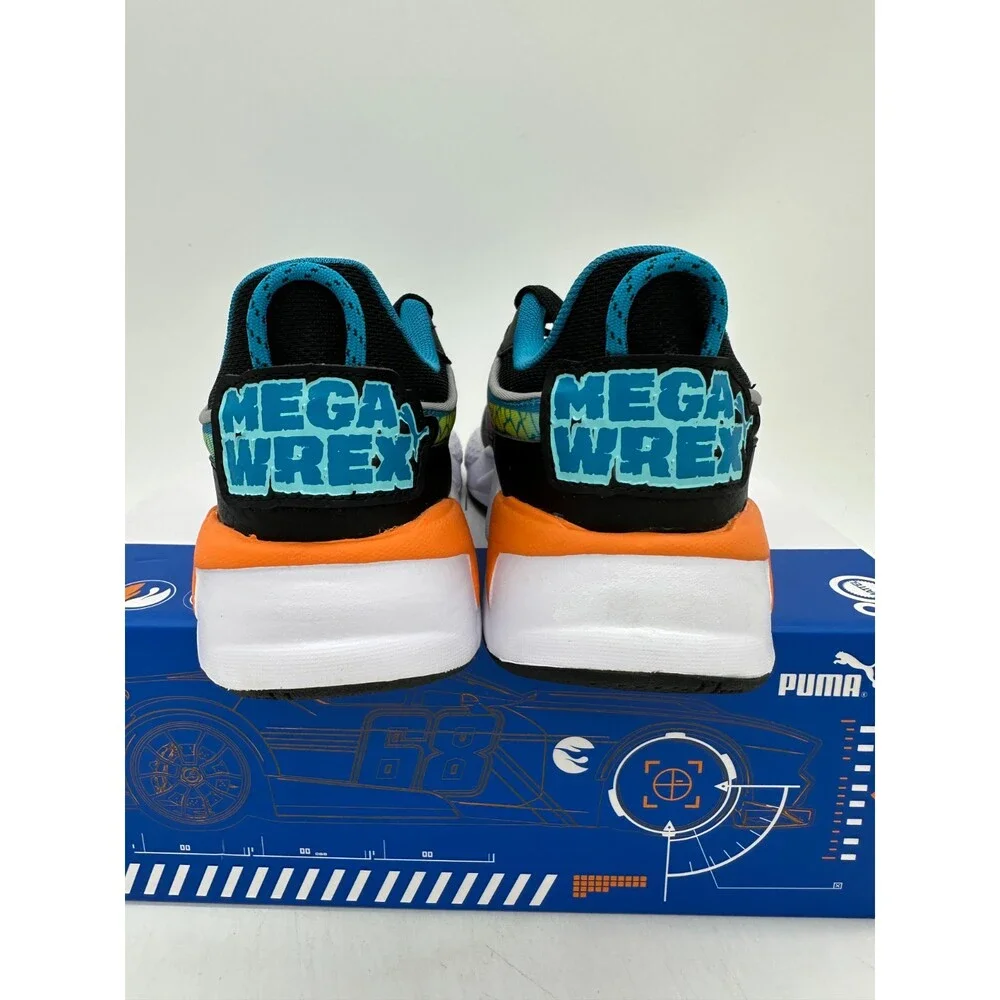 Puma RS-X Hot Wheels Kids Size 3C Blue Black Athletic Shoes 403400 01